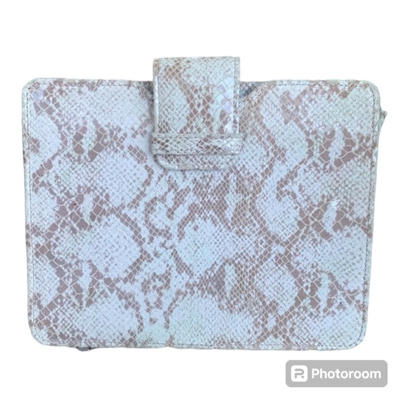 Maurizio Taiuti Made in Italy Snakeskin Leather Clutch Bag - Picture 1 of 14